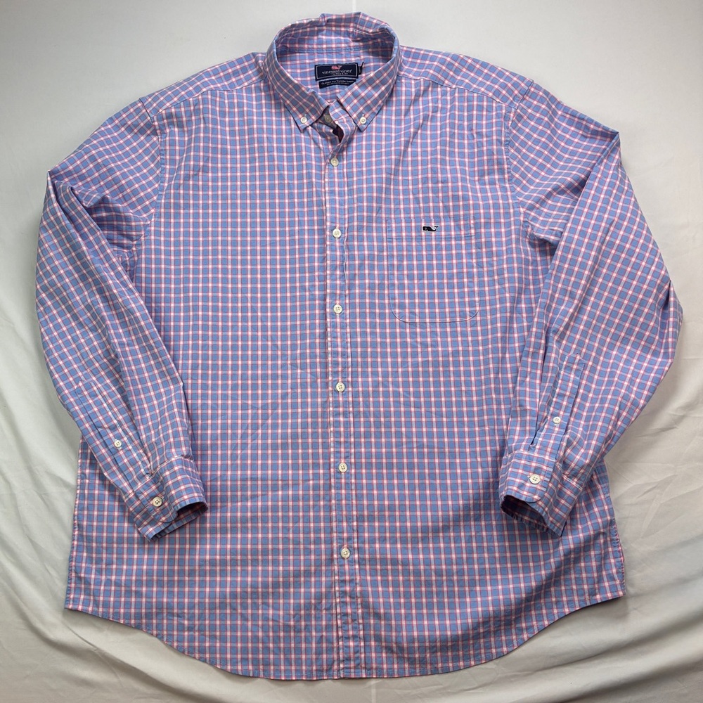 Vineyard Vines Pastel Plaid Shirt